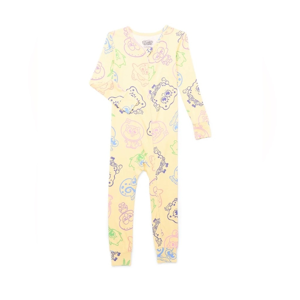 SpongeBob SquarePants Baby and Toddlers' One-Piece Sleeper / Pajamas